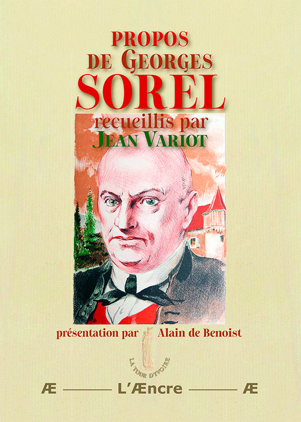 Propos de Georges Sorel  –  Jean Variot