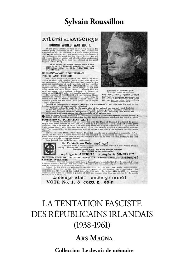 La tentation fasciste des républicains irlandais (1938-1961) – Sylvain Roussillon